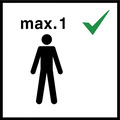 Silkeborg Stigefabrik: Max 1 person + symbol